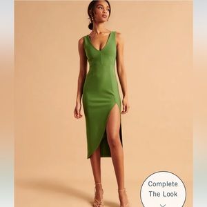 Green Abercrombie dress. Worn once, in PERFECT condition.